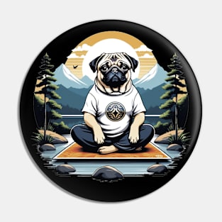 Yoga Pug Pin