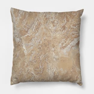 modern abstract neutral color beige granite marble Pillow