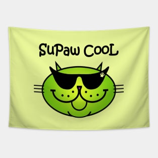 SuPaw CooL - MEOWgarita GRRRReen Tapestry