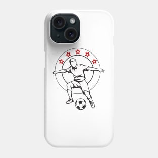 Soccer Club Retro Emblem Phone Case