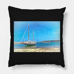 Anchored at the Scillies Pillow