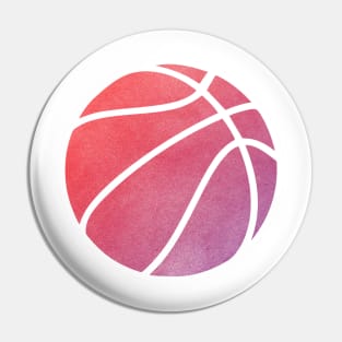 Basketball Multicolored Pin