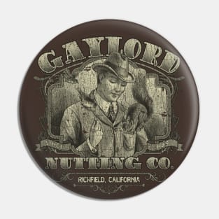 Gaylord Nutting Co. 1889 Pin
