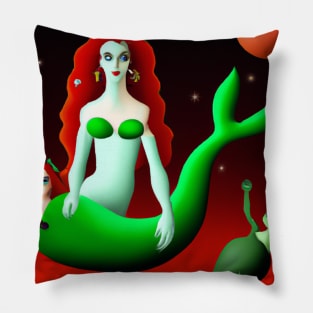 The birth of Venus alien Pillow