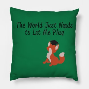Fox and the Hound Graduation Pillow
