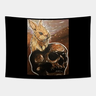 Skull Bunny Tapestry