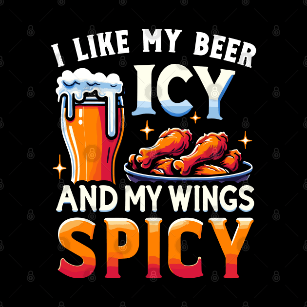 Beer Chicken WIngs Party Pub Crawl Bar Game Night Novelty Funny Beer by KsuAnn