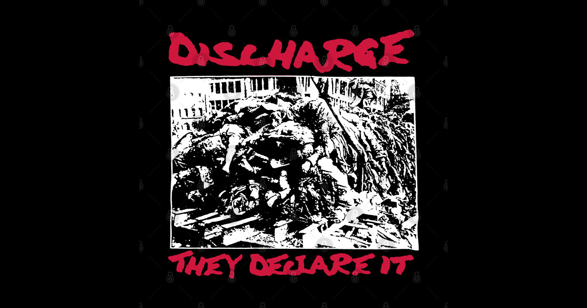 Discharge band vintage - Discharge Band - Sticker | TeePublic