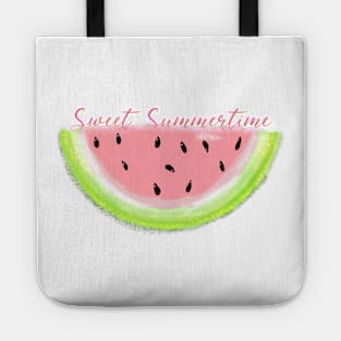 Sweet Summertime Watermelon Design Tote