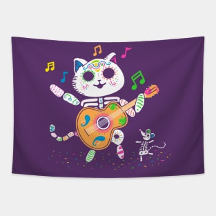 Cancion Del Gato De Los Muertos Tapestry