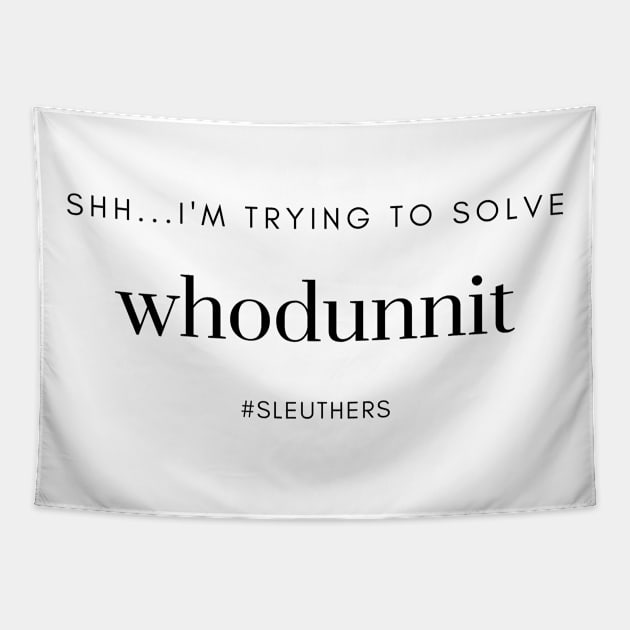 Sleuthers - Whodunnit Tapestry by Hallmarkies Podcast Store