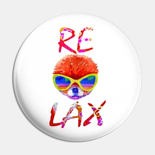 Pomeranian relax Pin