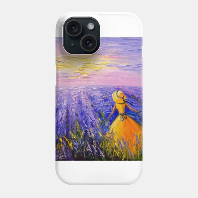 Lavender dreams Phone Case by OLHADARCHUKART