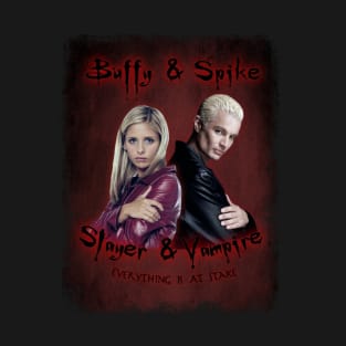 Buffy & Spike Vintage Look T-Shirt