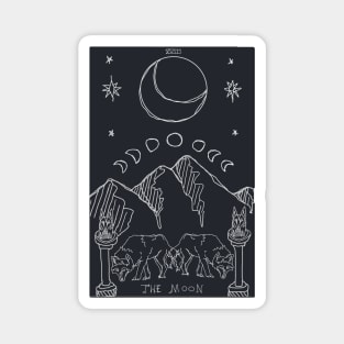 Moon Tarot Design Magnet