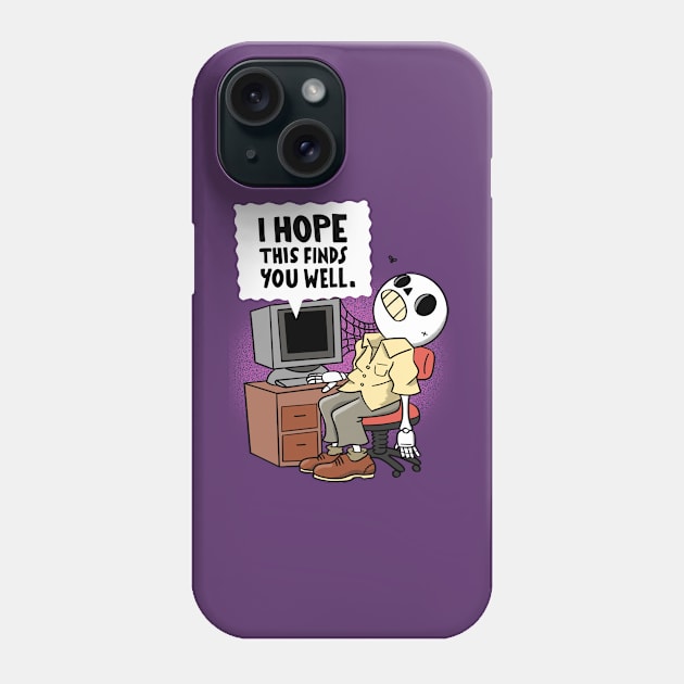 Slow Day at the Office Phone Case by geolaw