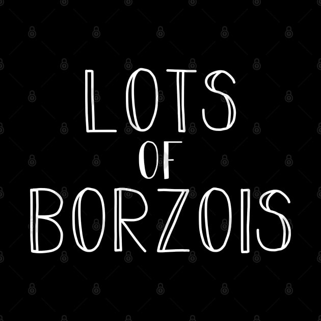 Lots of Borzois. Dog mom gift . Perfect present for mother dad friend him or her by SerenityByAlex