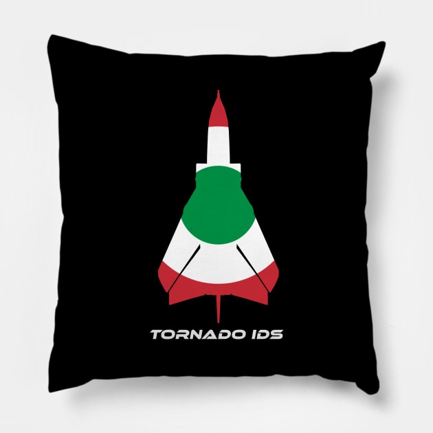 Italian Panavia Tornado IDS Pillow by BearCaveDesigns