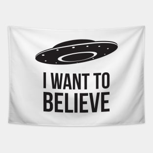 I want to believe funny alien Tapestry