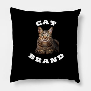 Vintage Cat brand lovers- cats pets Pillow