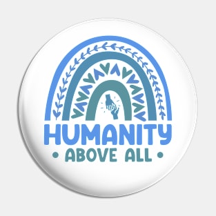 Social justice for all, human rights Pin