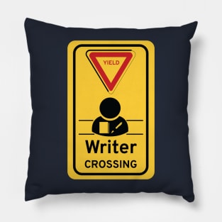 Writer Crossing Pillow