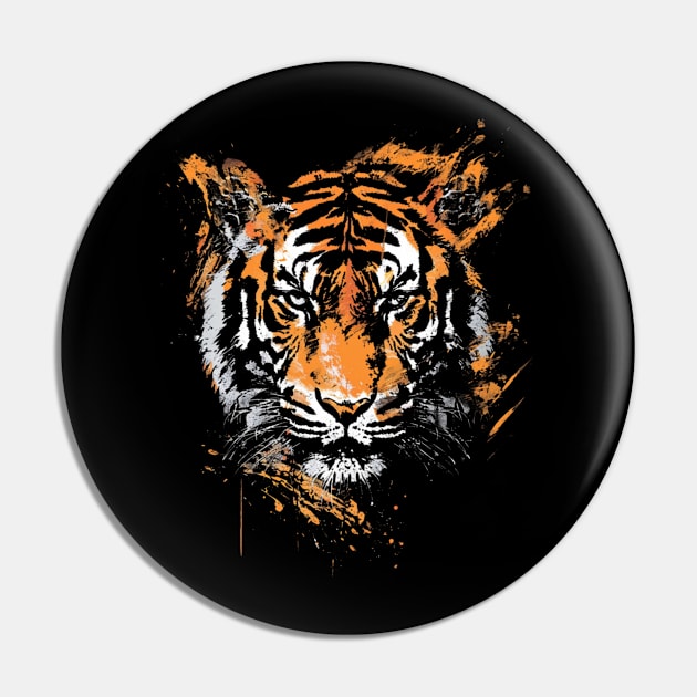 Tiger Color Aesthetics Pin by GodeleineBesnard