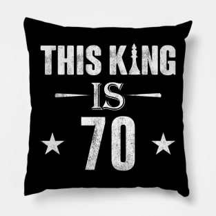 This King Is 70 Chess Lover Pillow