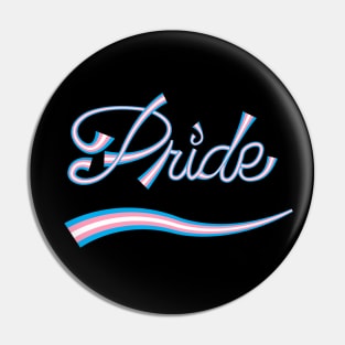 Trans Ribbon Pin