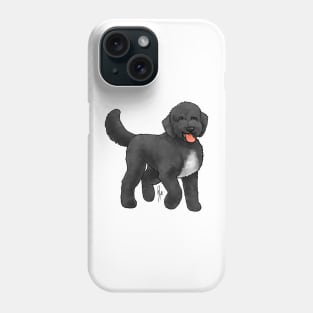 Dog - Sheepadoodle - Black Phone Case