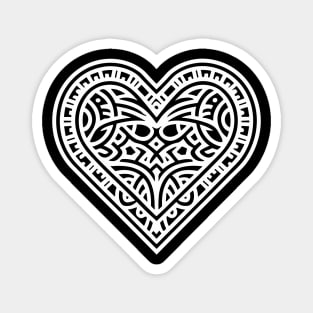 The Heart (White) Magnet