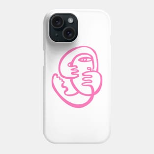 Think Back Pink Phone Case