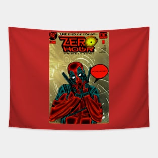 #Deafpool Zero Hour Spoof Tapestry