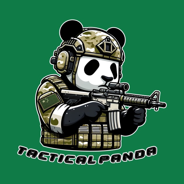 Tactical Panda by Rawlifegraphic