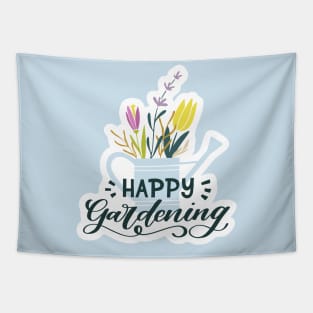 Happy Gardening Tapestry