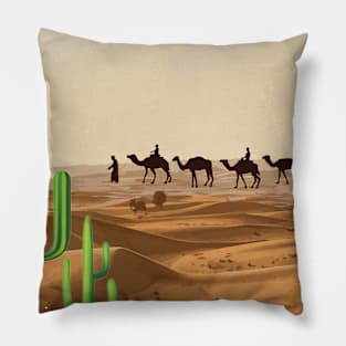 Into the desert Pillow