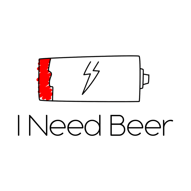 🍻 I Need Beer Funny Beer Lover by Lisa L. R. Lyons