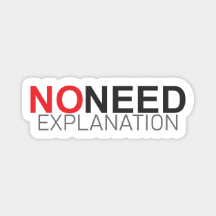 NONEED EXPLANATION Magnet