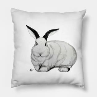 White rabbit Pillow