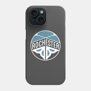 Rochester Flower logo - turquoise Phone Case