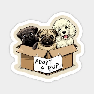 Adopt a Pup Magnet