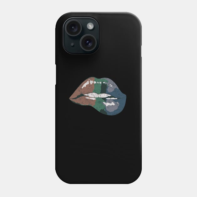 Rainbow Lips 3 Phone Case by Collagedream