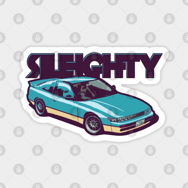 Nissan Silvia 'Sileighty' Magnet by thesupragoddess