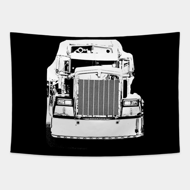 american truck Tapestry by rickylabellevie