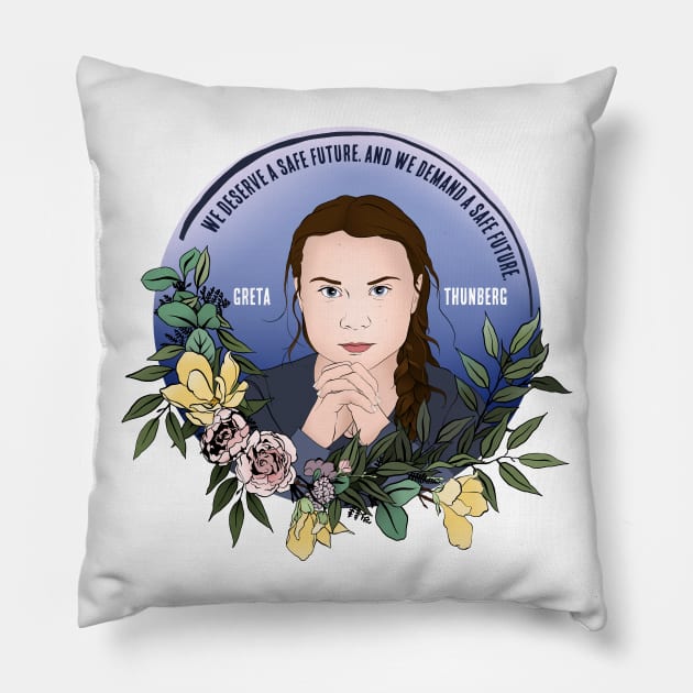 Greta Pillow by FabulouslyFeminist