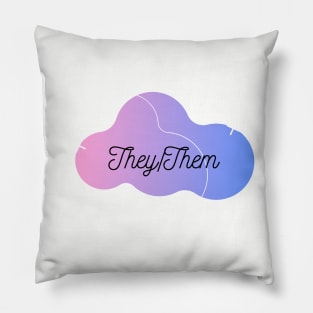 They / Them Pronouns Pillow