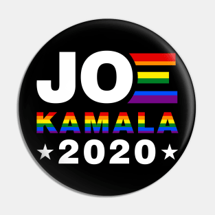 Joe Biden Kamala Harris 2020 Rainbow Gay Pride LGBT Pin