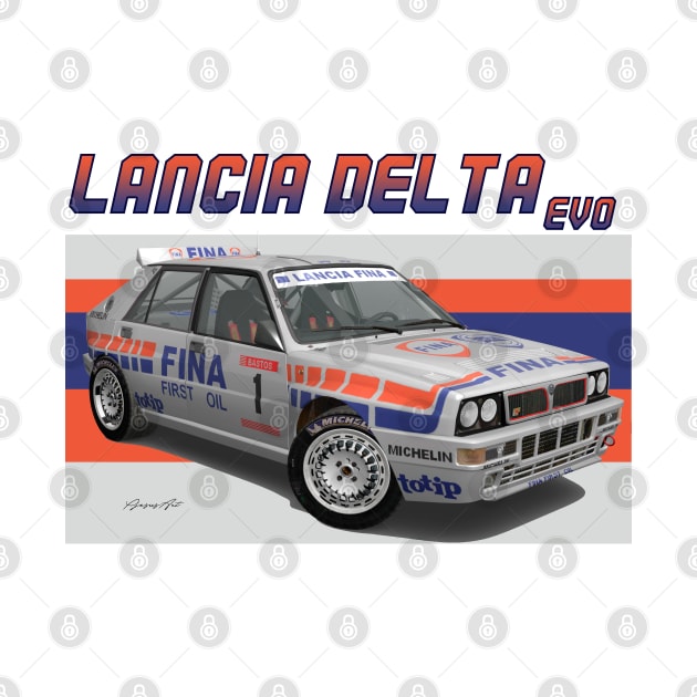 Lancia Delta EVO GrpA by PjesusArt