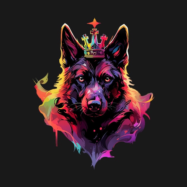 german shepherd by lets find pirate