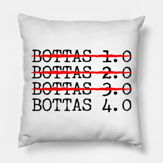 Bottas 4.0 Pillow by Worldengine